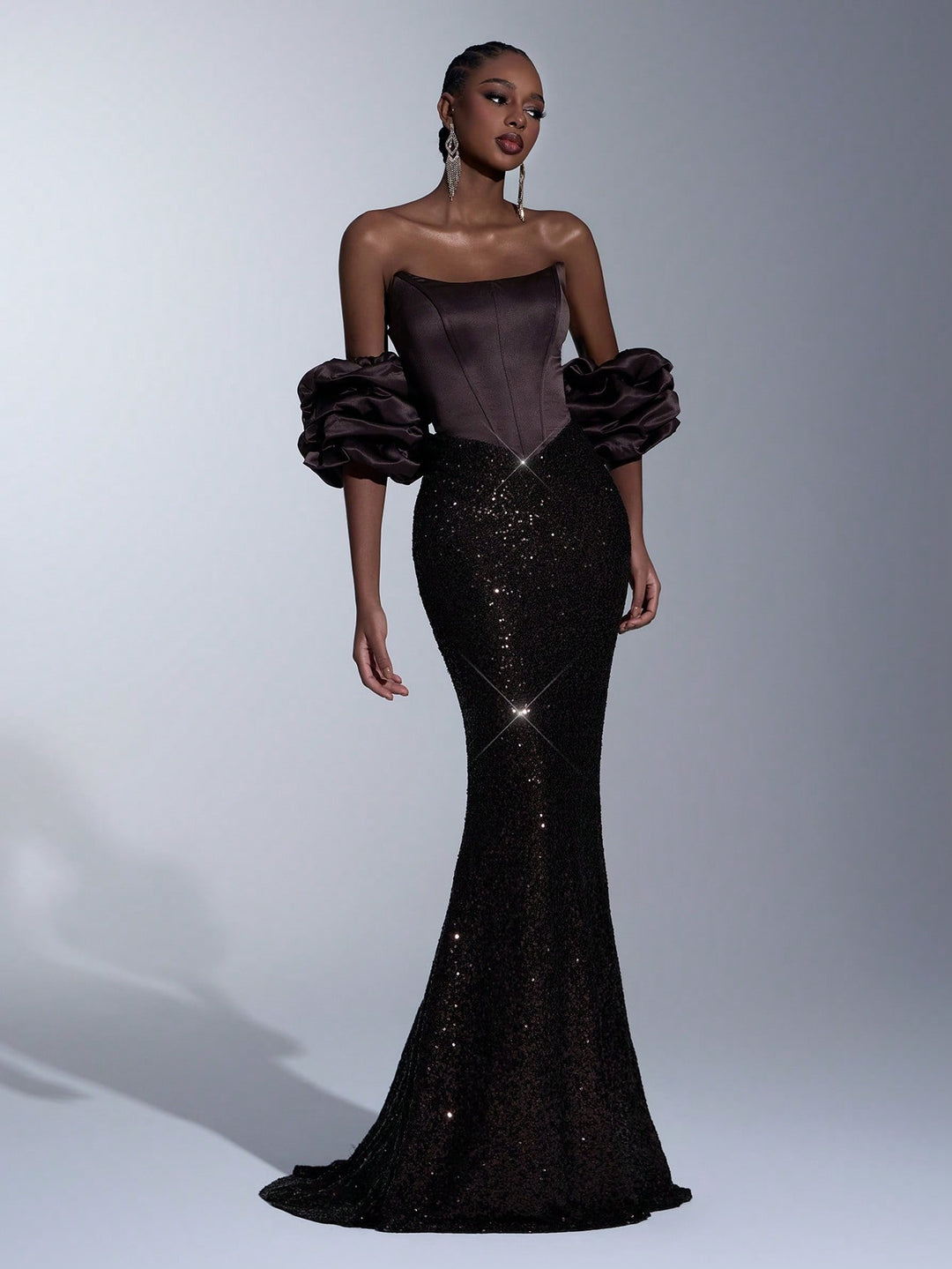 Rochie SHEIN, maro