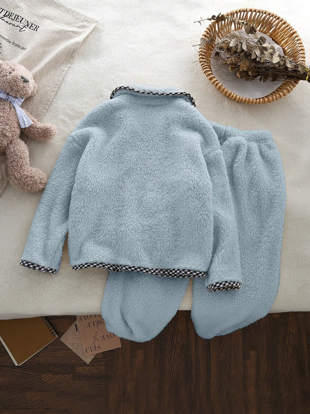 Pijama SHEIN, albastru
