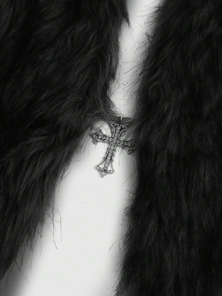 Vestă SHEIN, negru