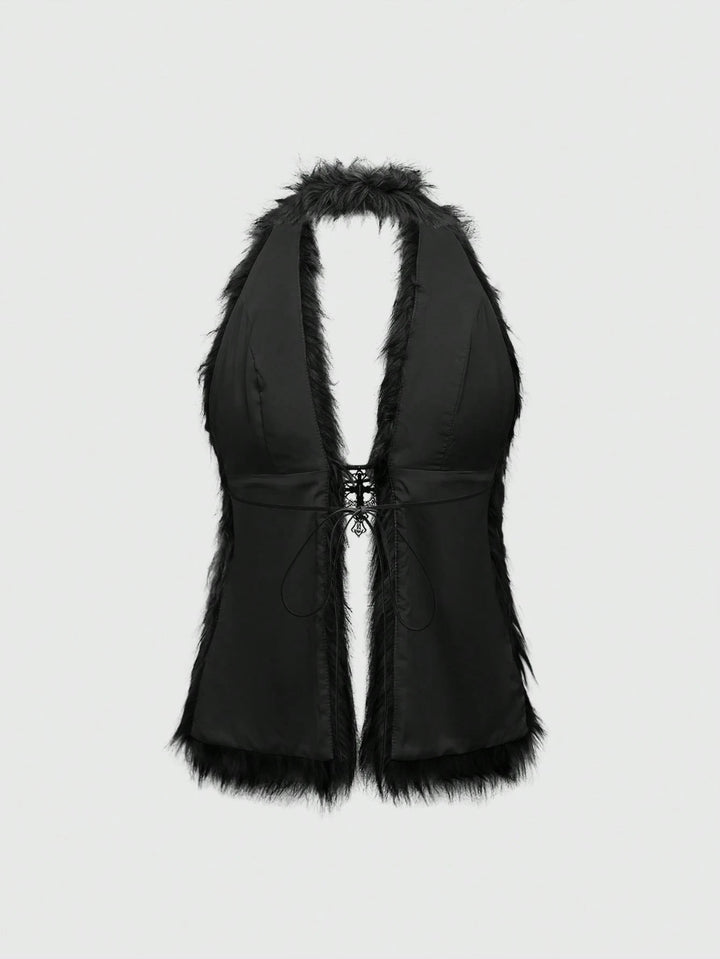 Vestă SHEIN, negru