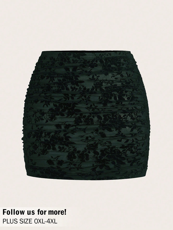 Fustă maxi SHEIN, verde