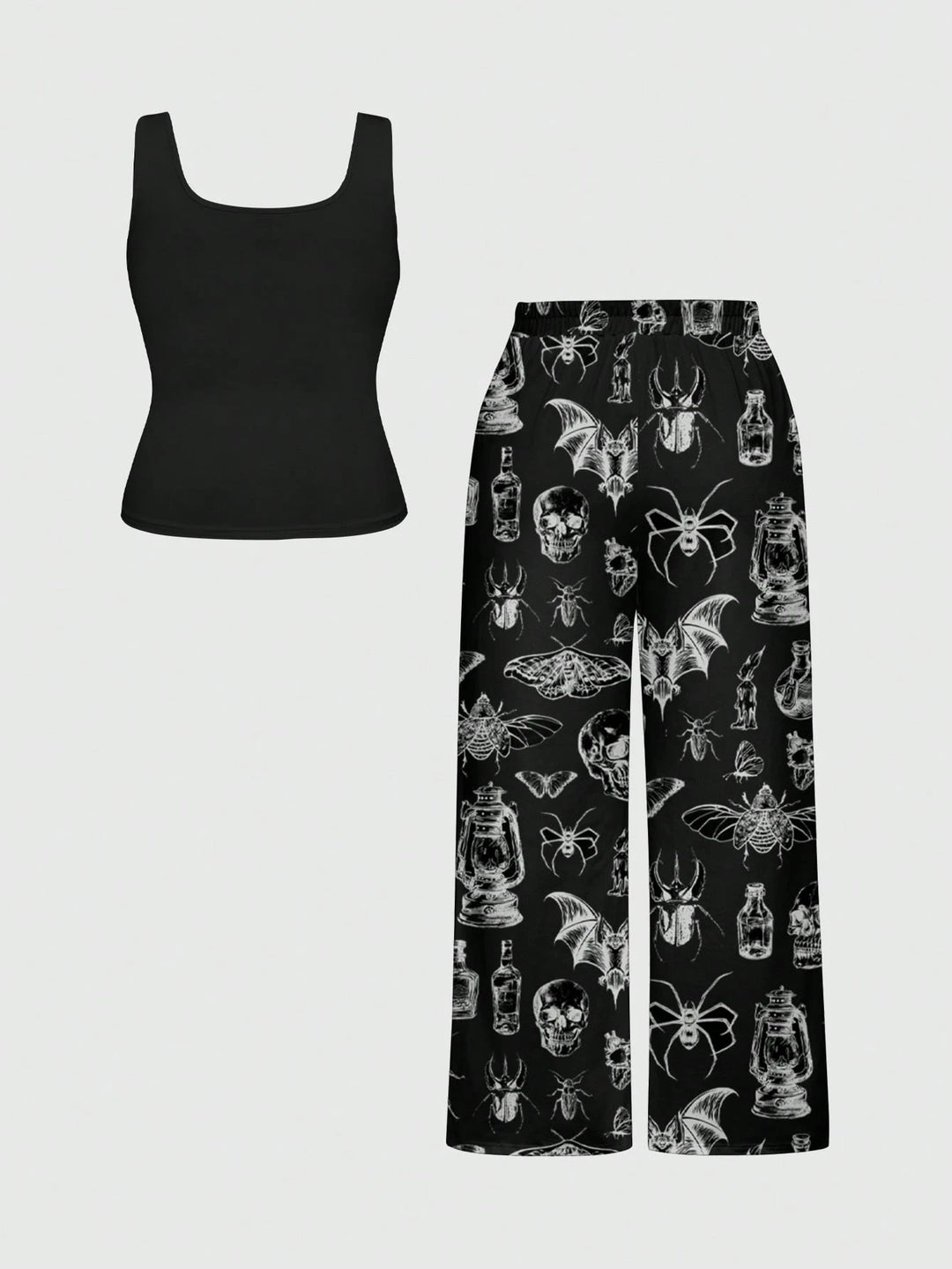 Compleu pijamale SHEIN, mix culori