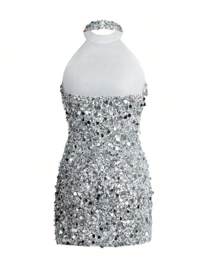 Rochie SHEIN, argintiu