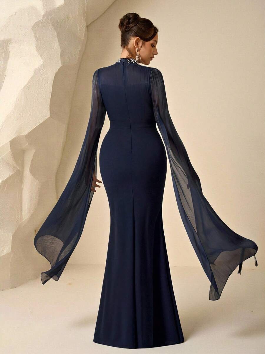 Rochie de ocazie SHEIN, albastru