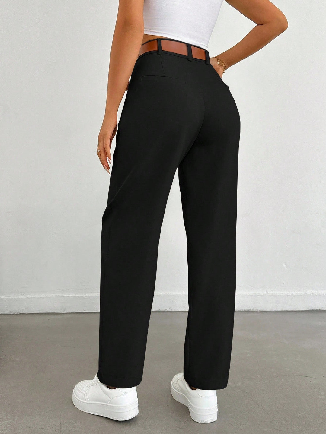 Pantaloni SHEIN, negru