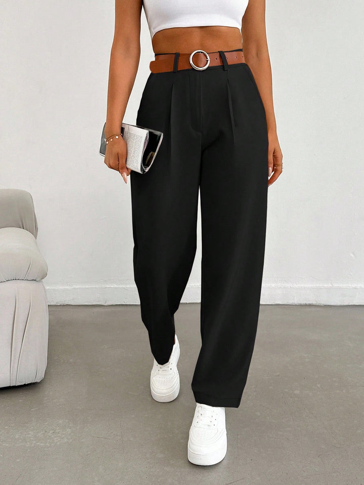 Pantaloni SHEIN, negru