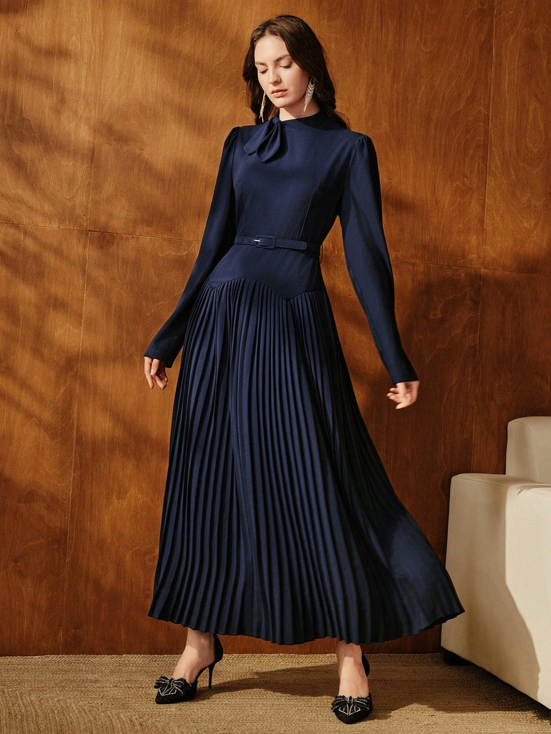 Rochie maxi SHEIN, albastru