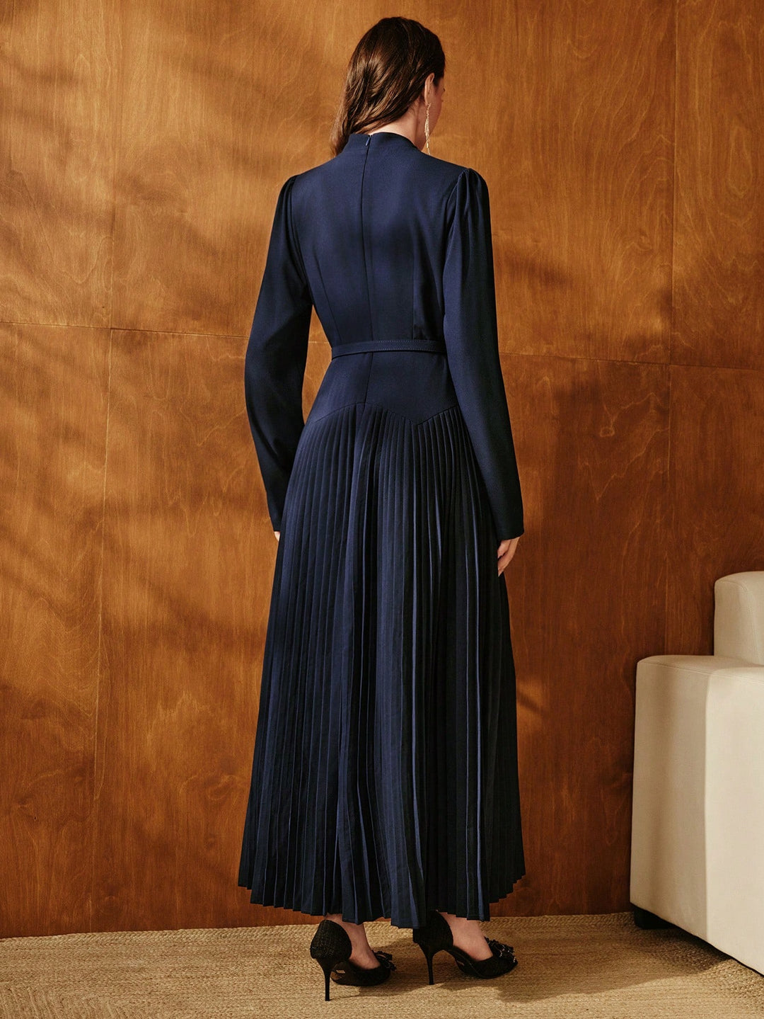 Rochie maxi SHEIN, albastru