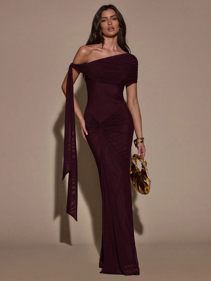 Rochie maxi SHEIN, vișiniu