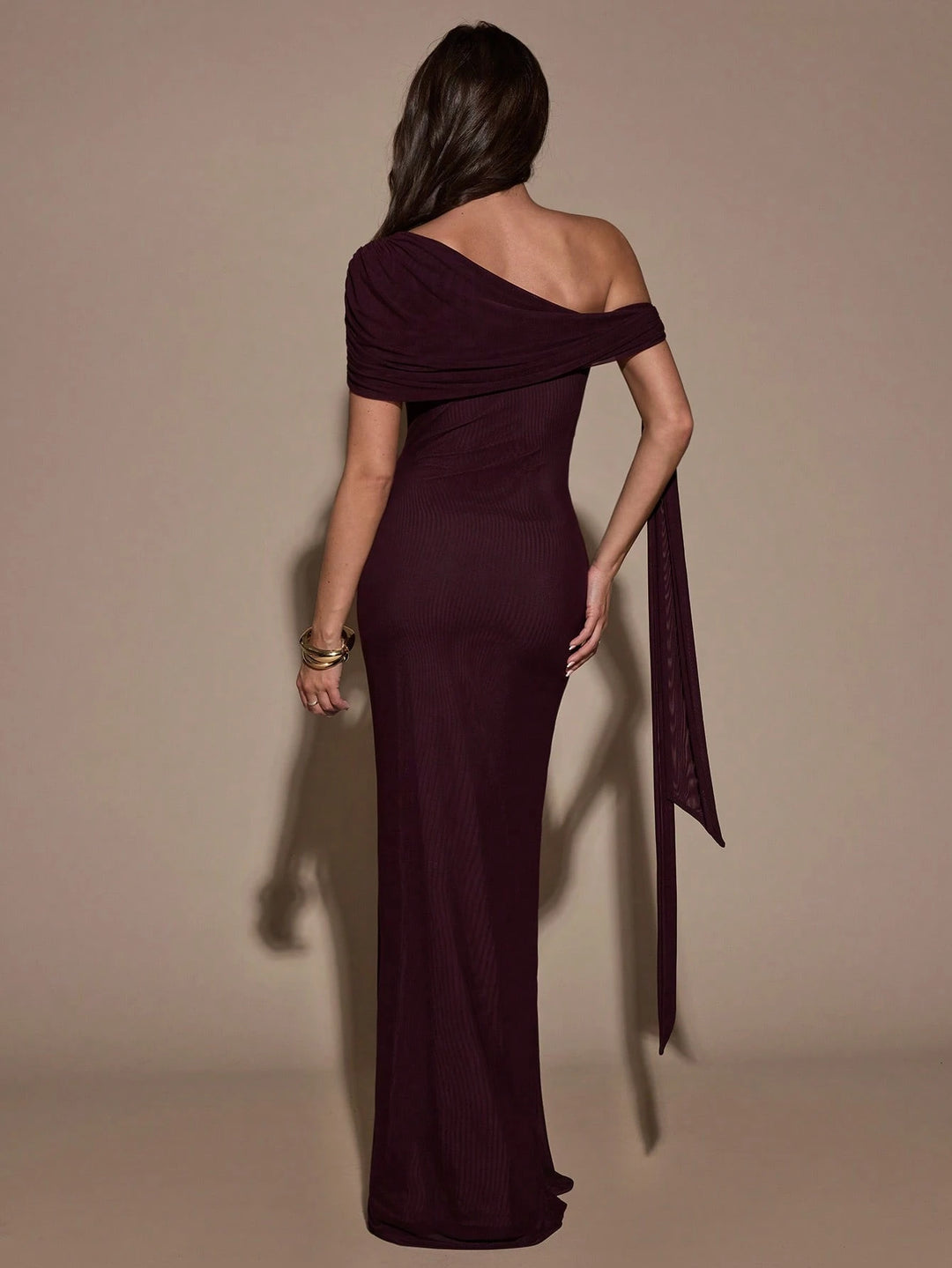 Rochie maxi SHEIN, vișiniu