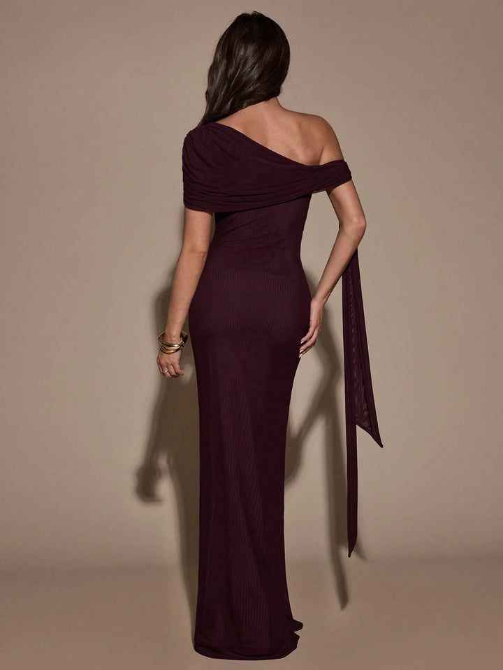 Rochie maxi SHEIN, vișiniu