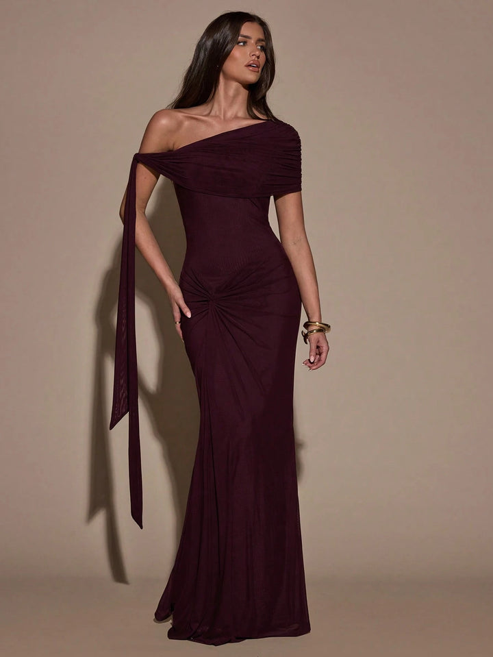 Rochie maxi SHEIN, vișiniu