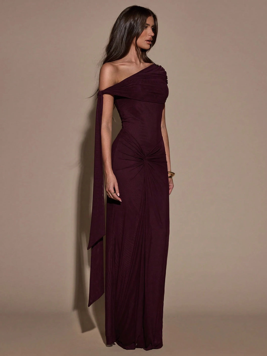 Rochie maxi SHEIN, vișiniu