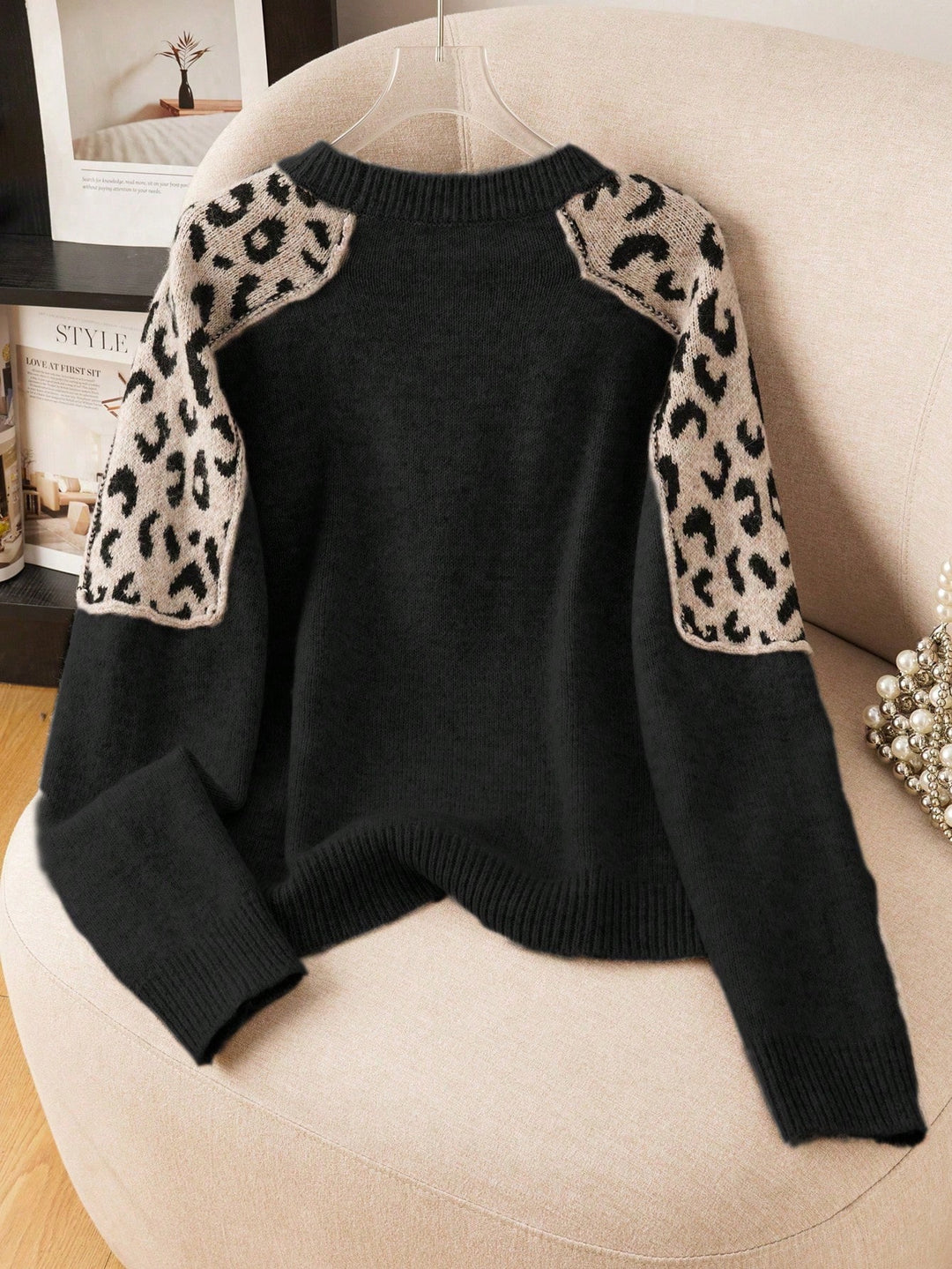 Pulover SHEIN, negru