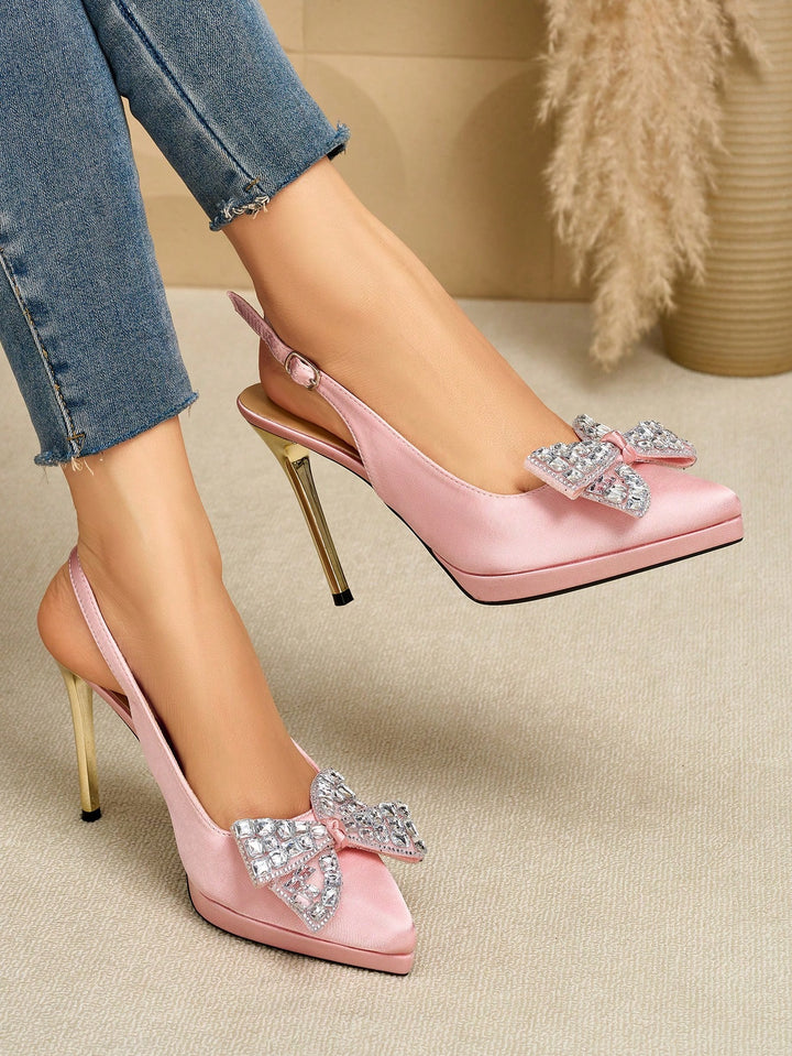 Pantofi cu toc SHEIN, roz
