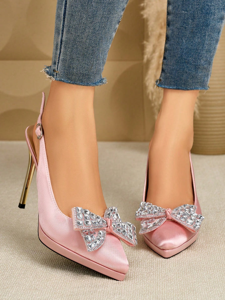Pantofi cu toc SHEIN, roz