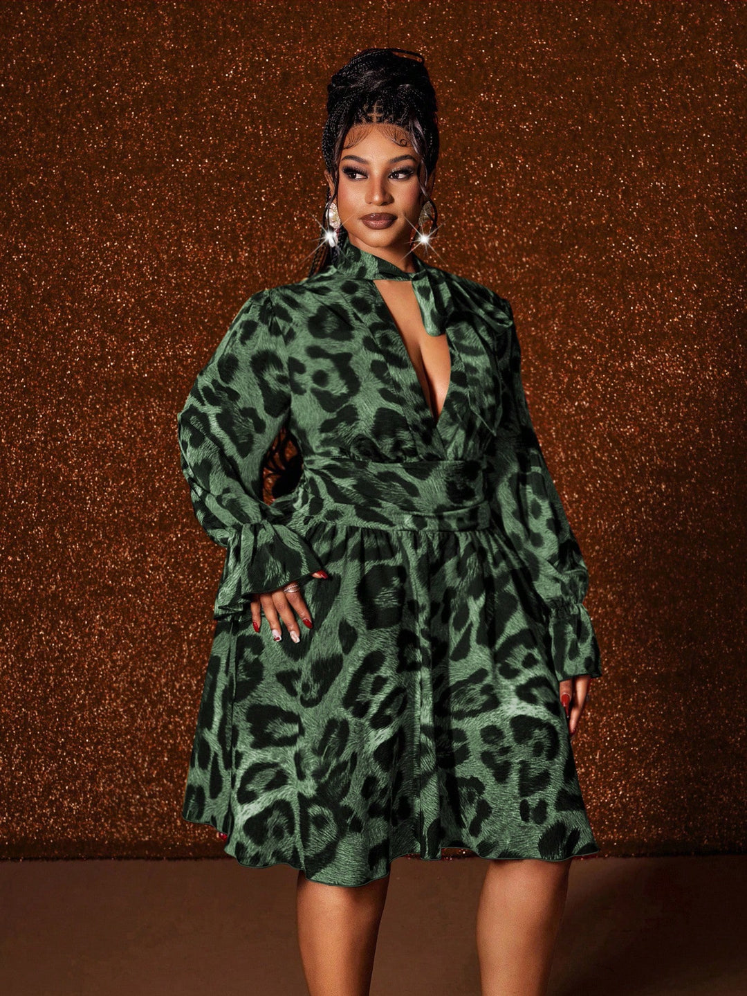 Rochie SHEIN, verde