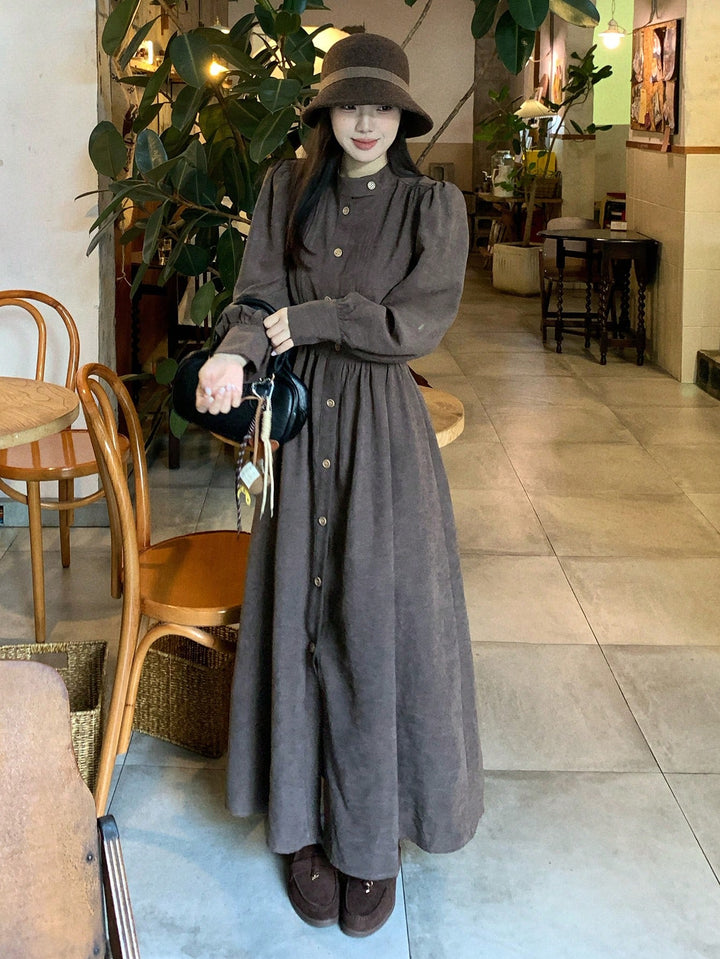 Rochie maxi SHEIN, maro