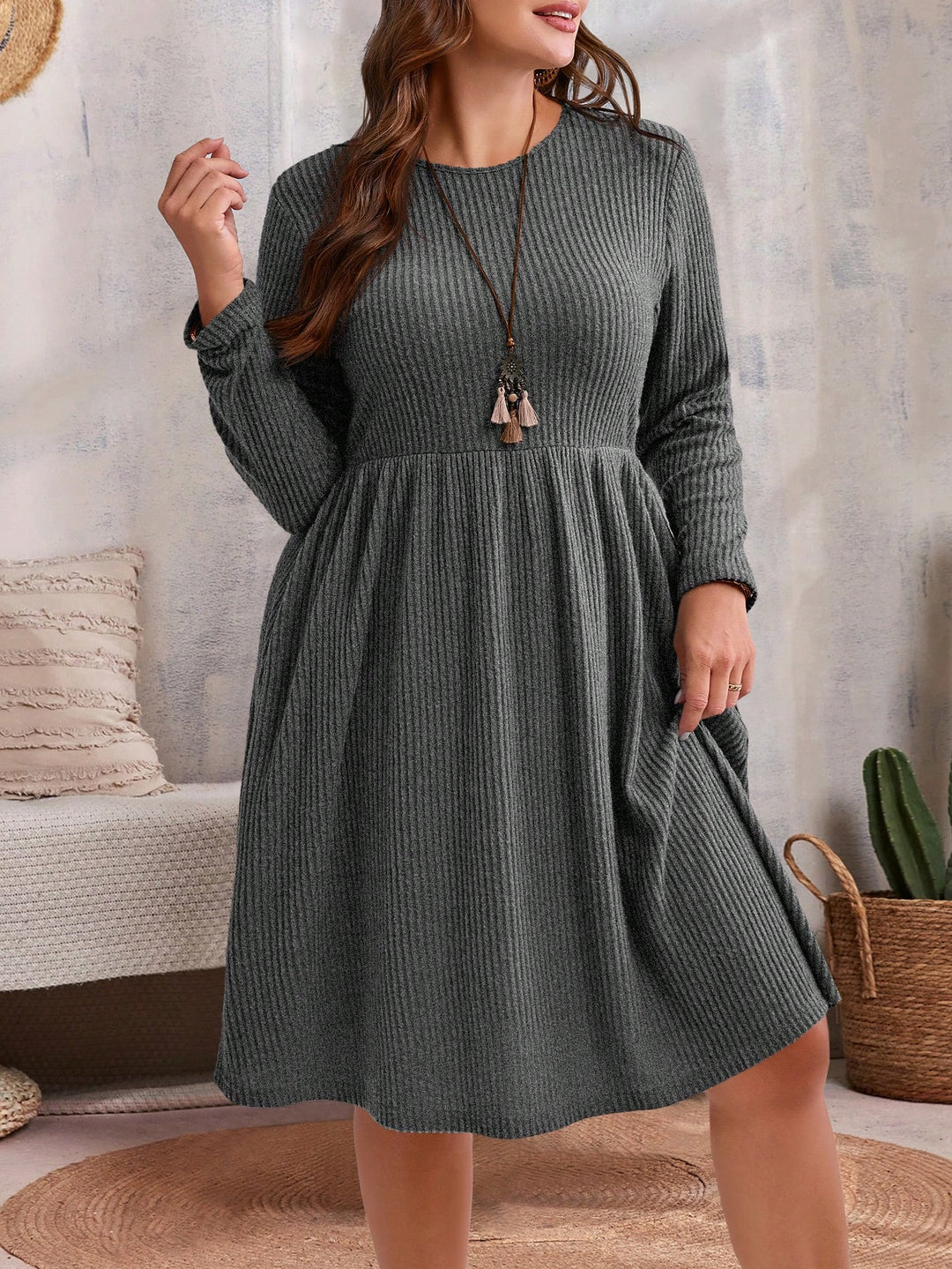 Rochie mini SHEIN, gri