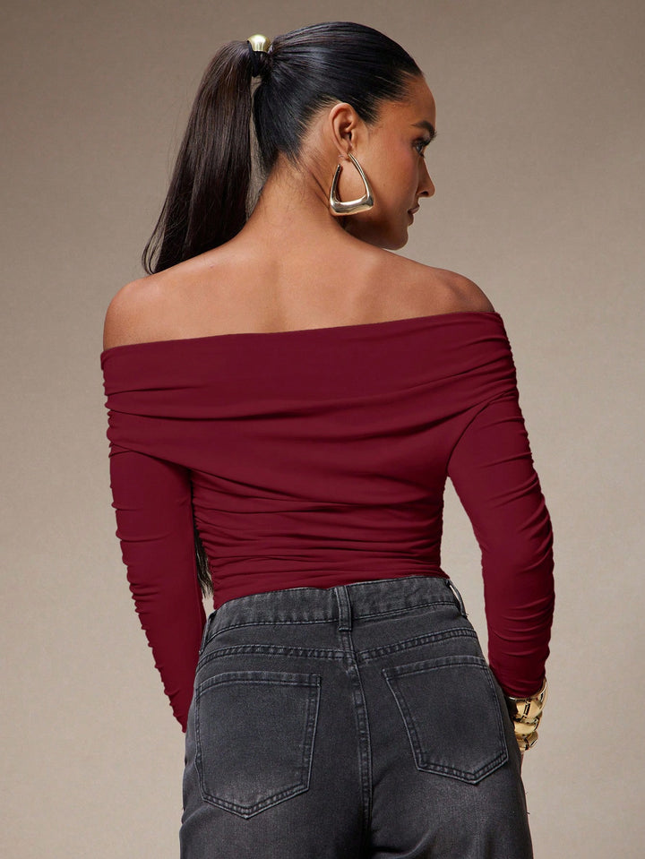 Body SHEIN, vișiniu