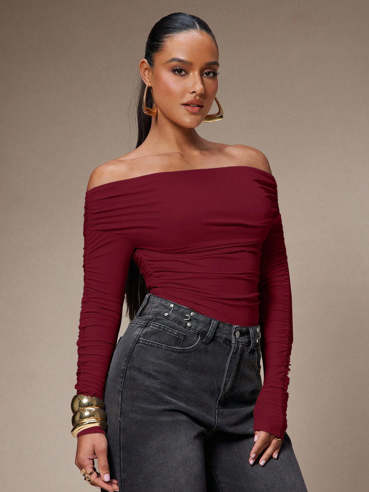 Body SHEIN, vișiniu