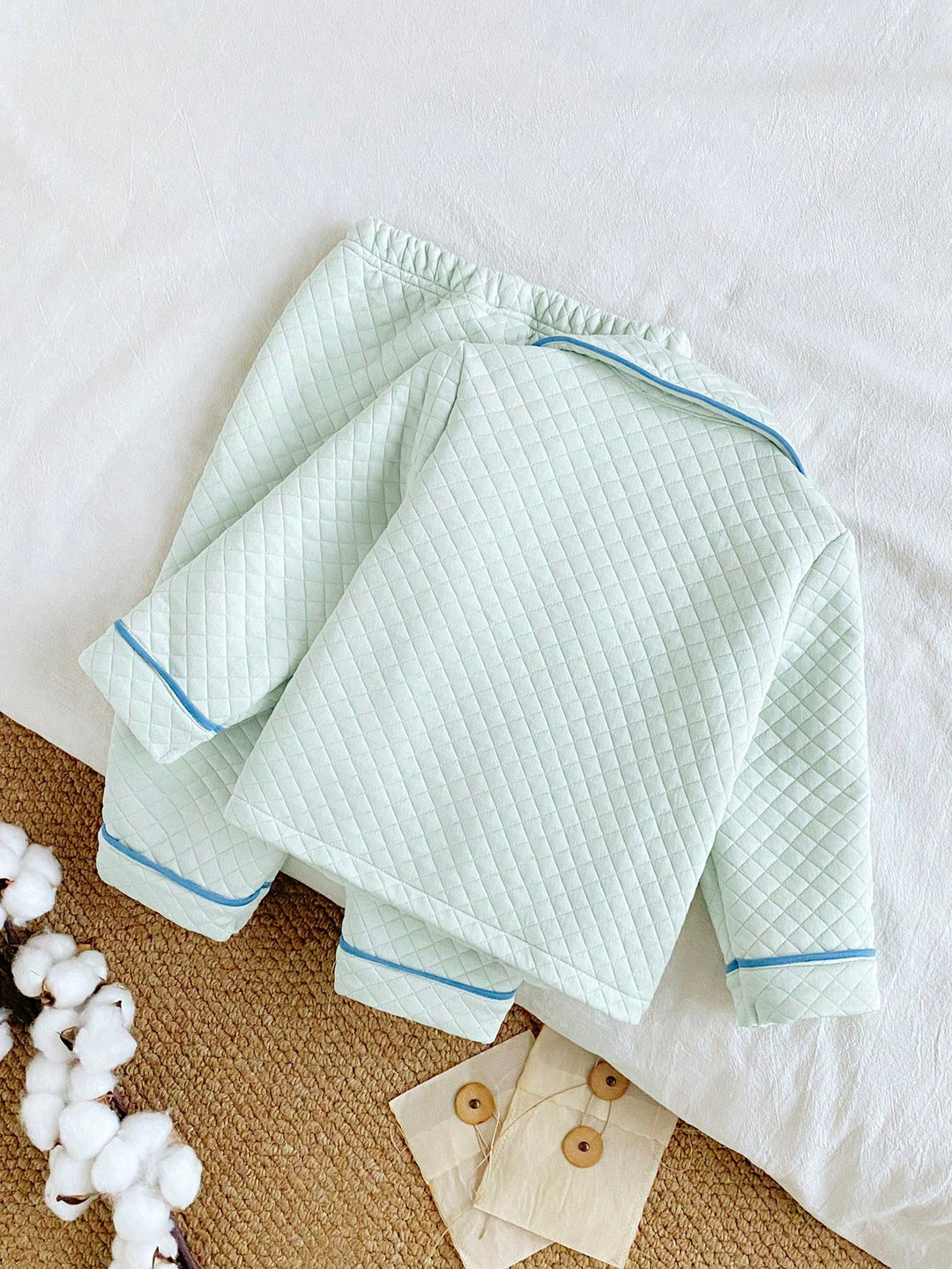 Compleu pijamale SHEIN, verde
