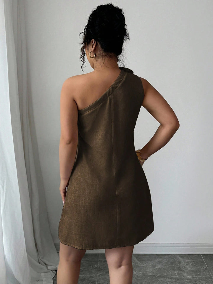 Rochie mini SHEIN, maro