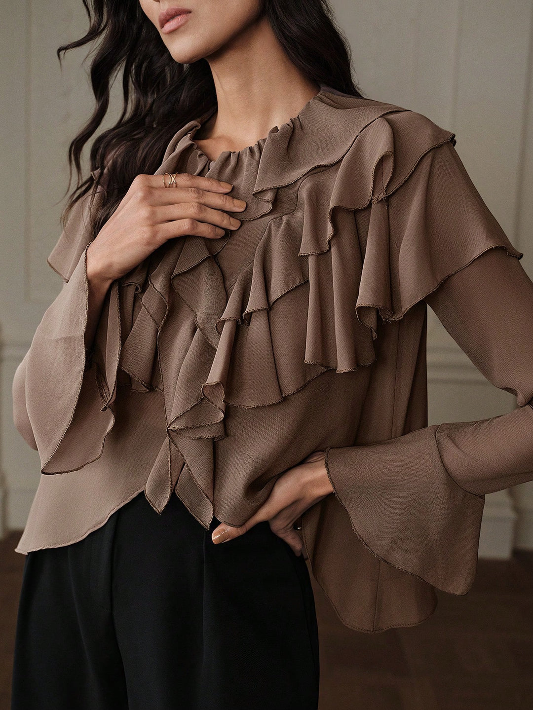 Top SHEIN, bej