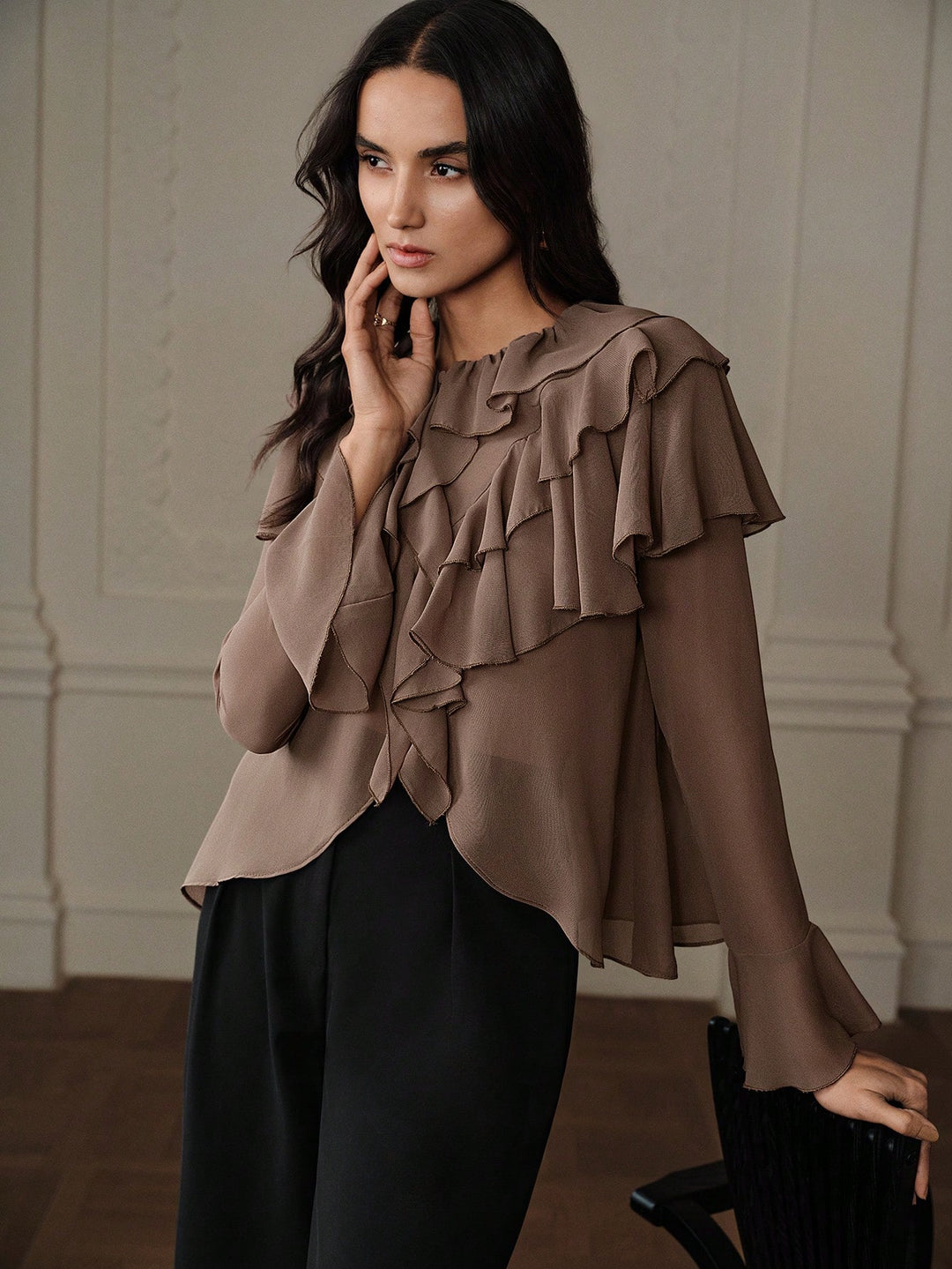 Top SHEIN, bej