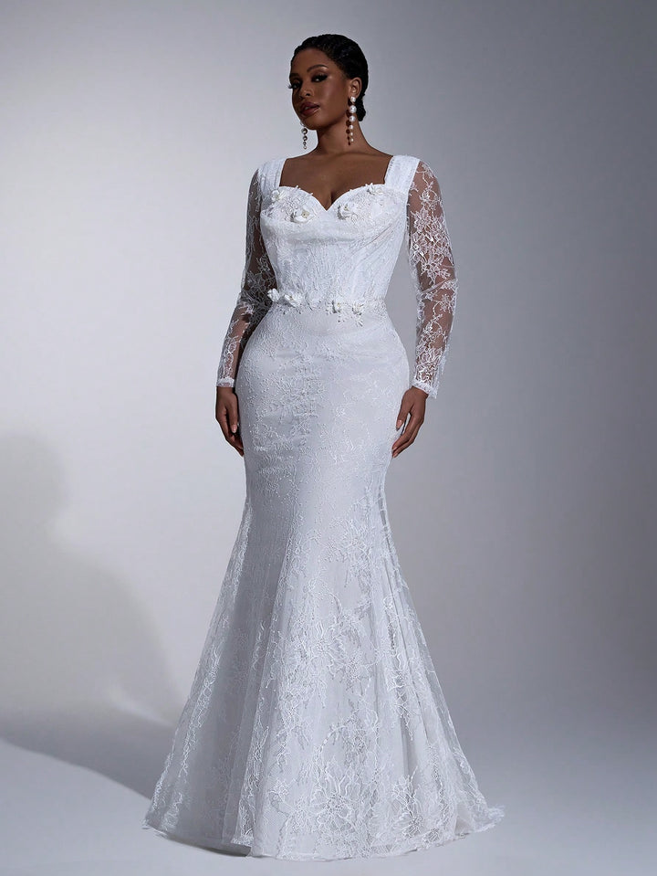 Rochie de mireasă SHEIN, alb