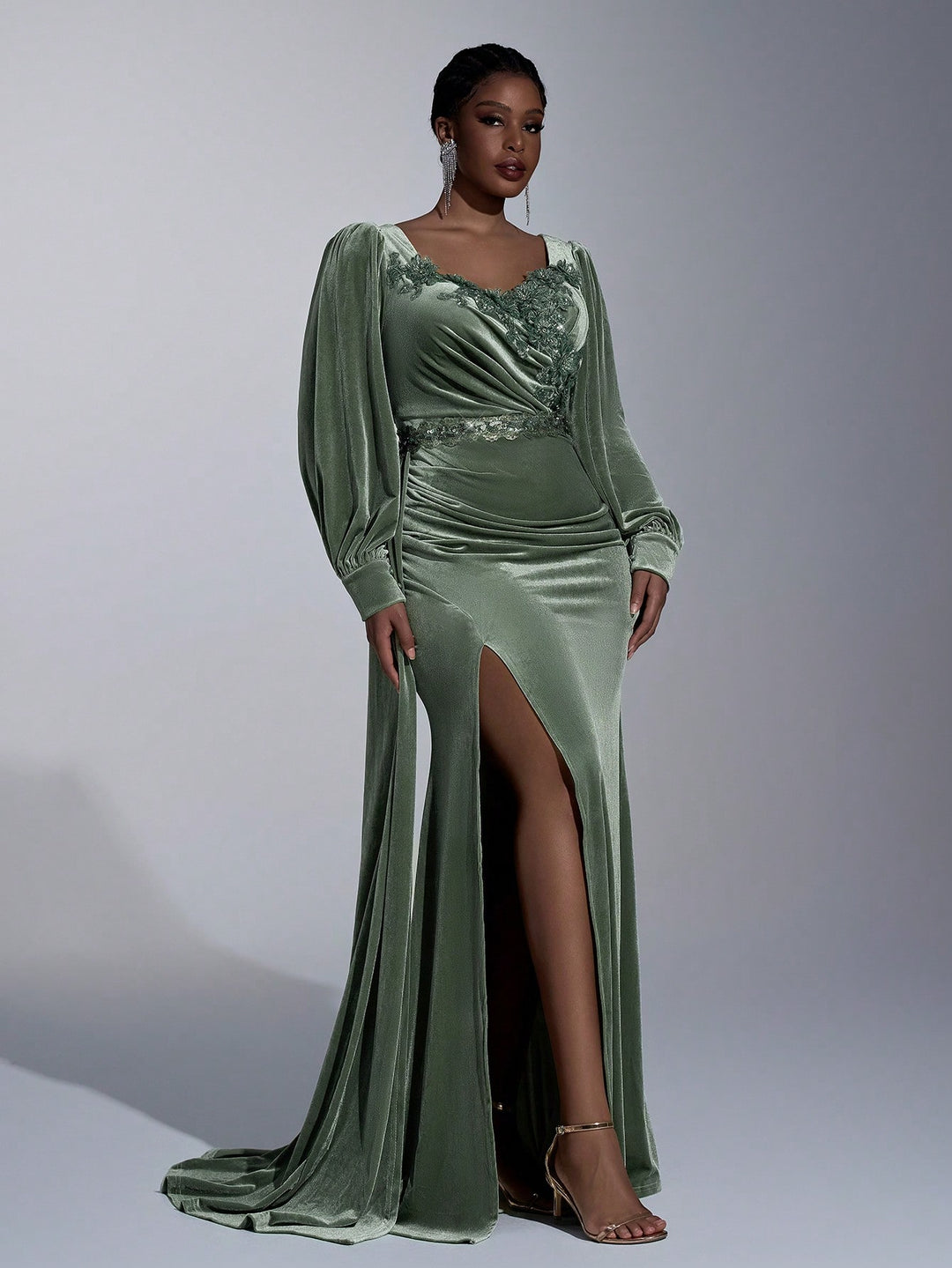Rochie SHEIN, verde