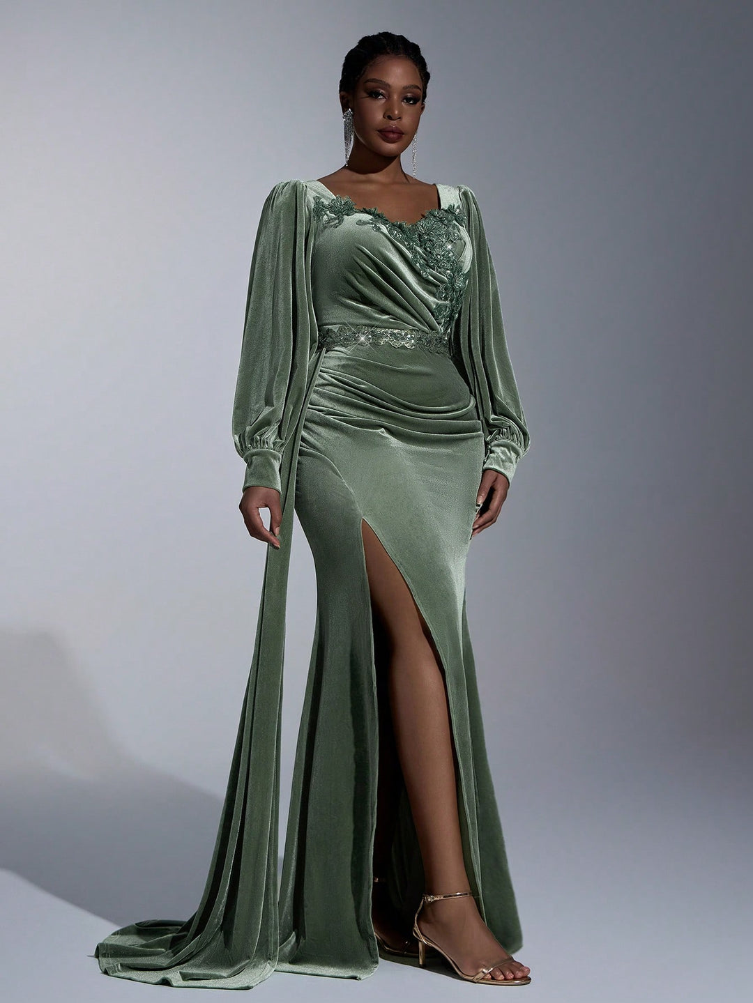 Rochie SHEIN, verde