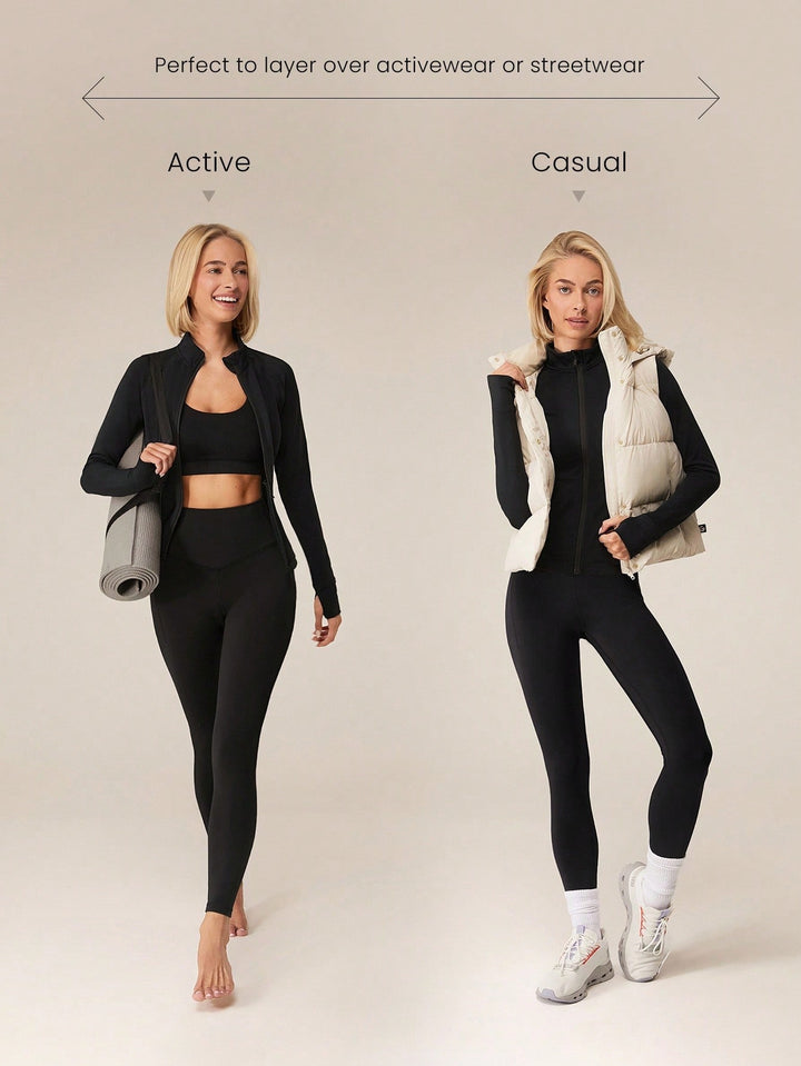 Jachetă sport SHEIN, negru