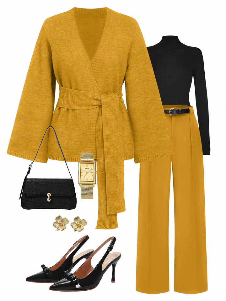 Cardigan SHEIN, galben