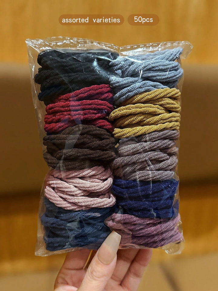 Set de elastice pentru păr SHEIN, mix culori