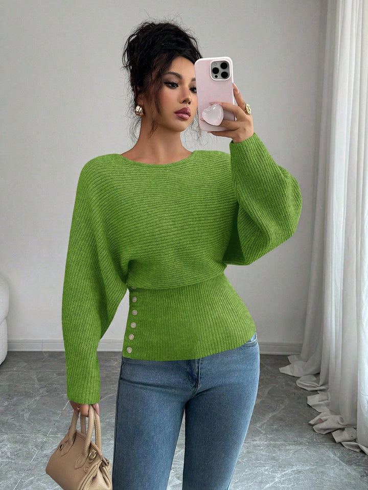 Pulover SHEIN, verde