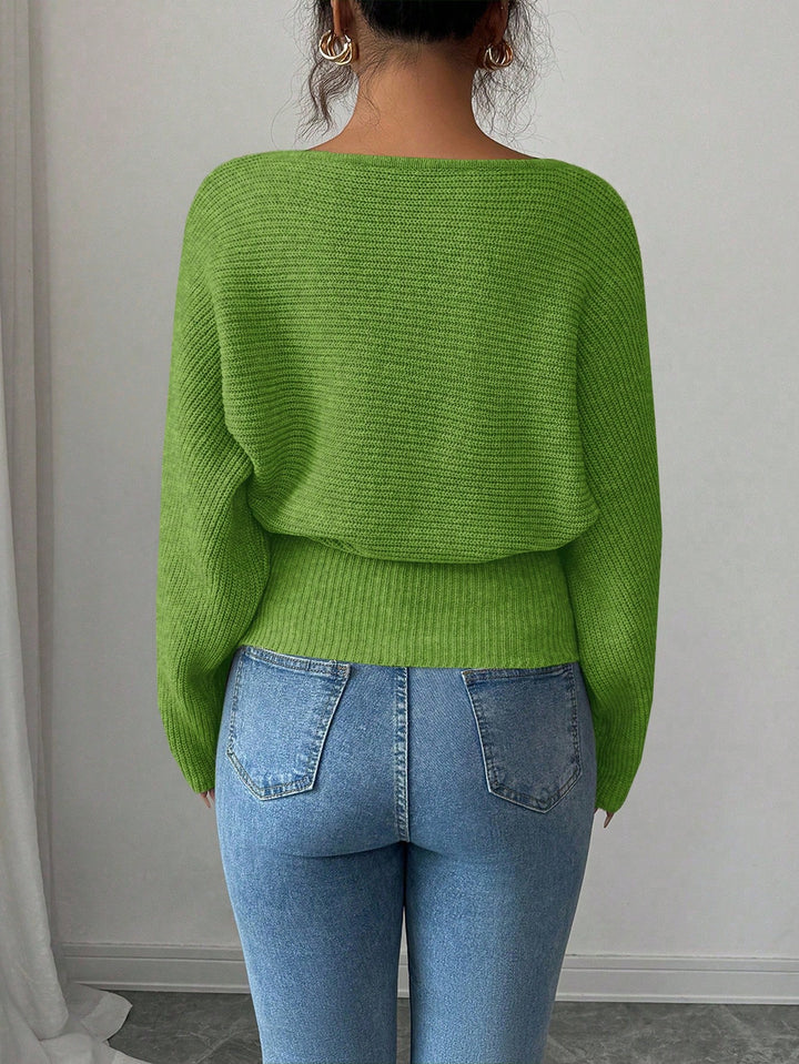 Pulover SHEIN, verde
