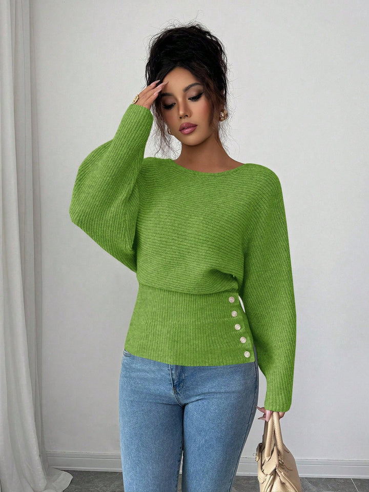 Pulover SHEIN, verde
