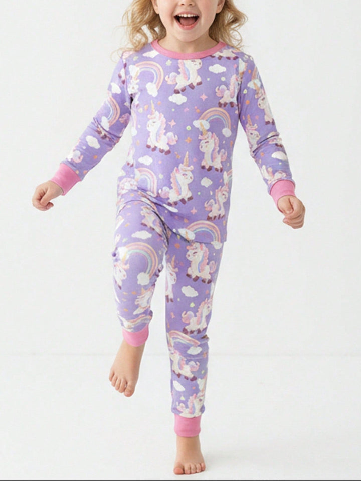 Compleu pijamale SHEIN, mov