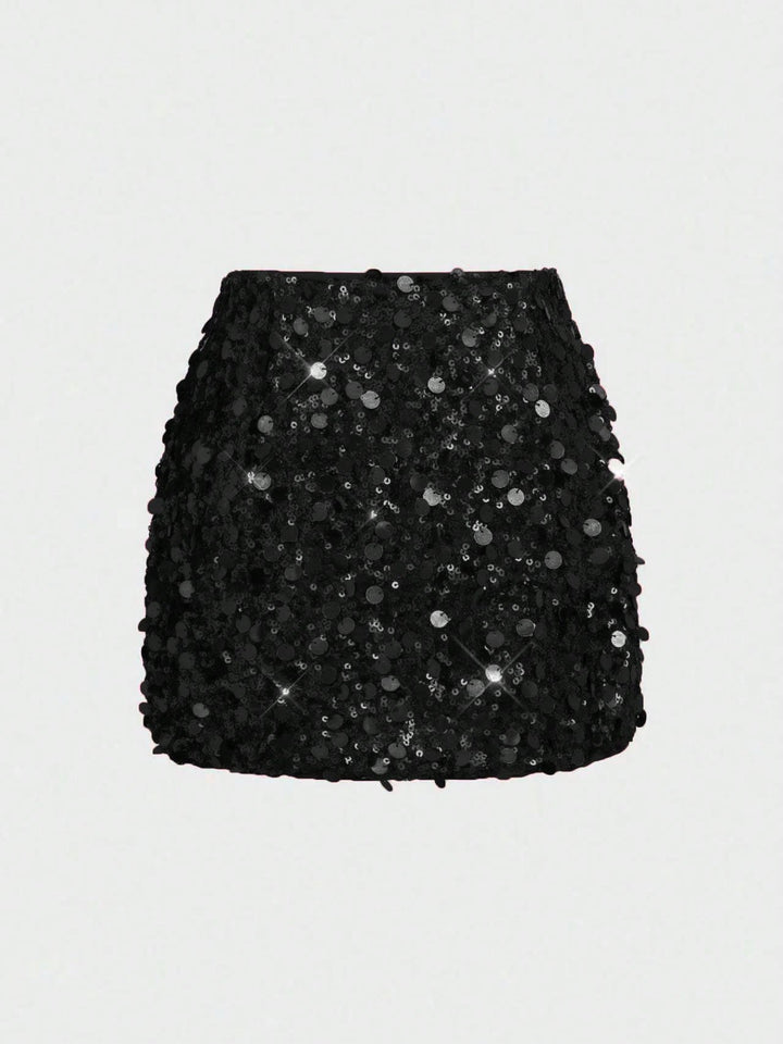 Fustă mini SHEIN, negru