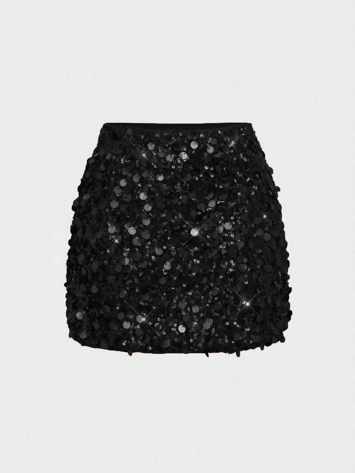 Fustă mini SHEIN, negru