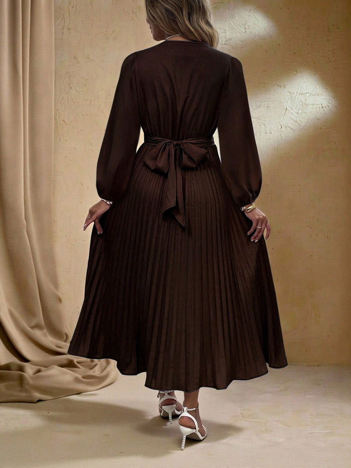 Rochie maxi SHEIN, maro