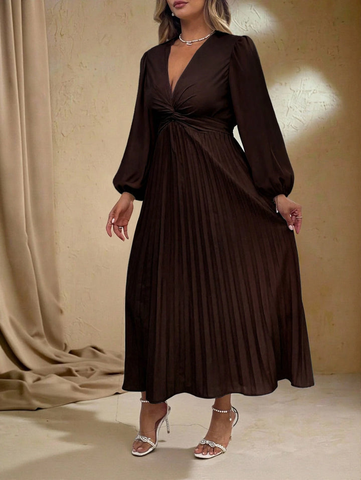 Rochie maxi SHEIN, maro