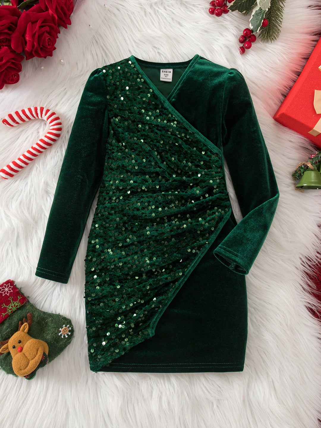 Rochie SHEIN, verde