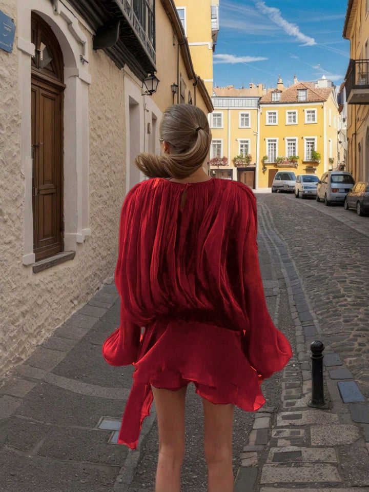 Rochie mini SHEIN, vișiniu