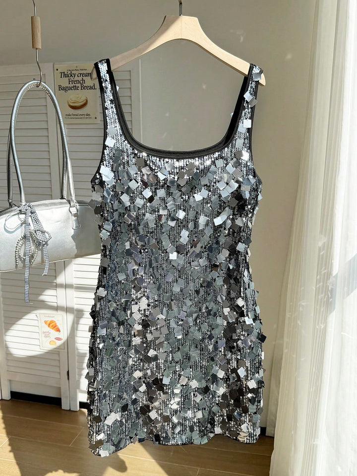 Rochie de ocazie SHEIN, argintiu
