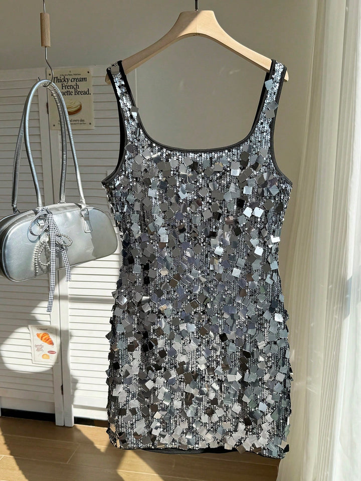 Rochie de ocazie SHEIN, argintiu