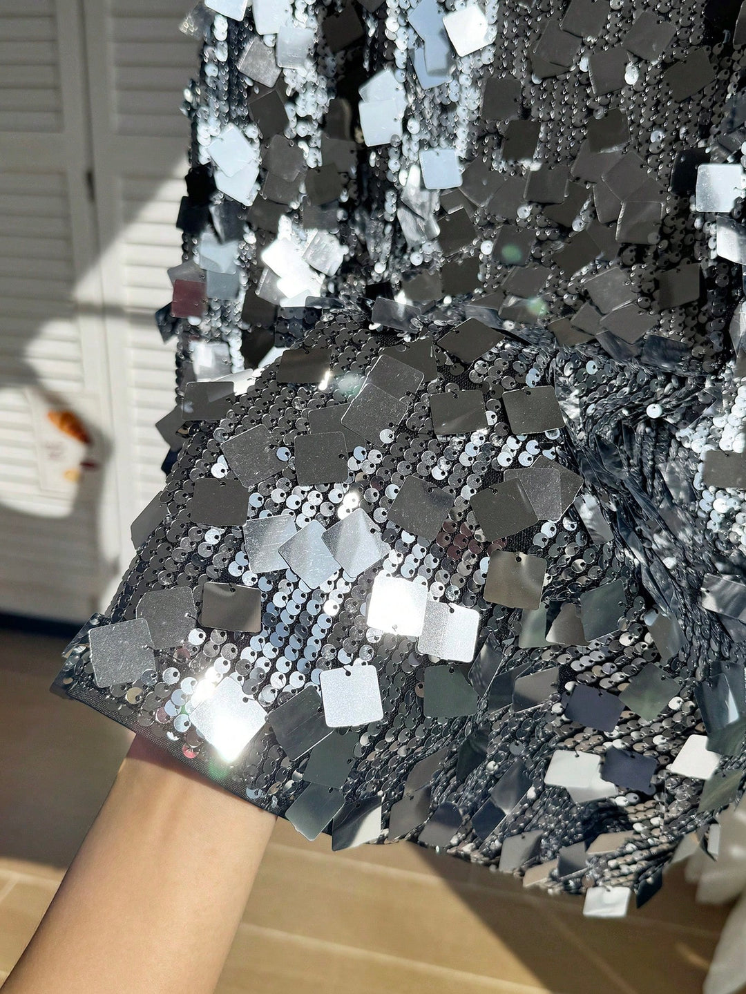 Rochie de ocazie SHEIN, argintiu