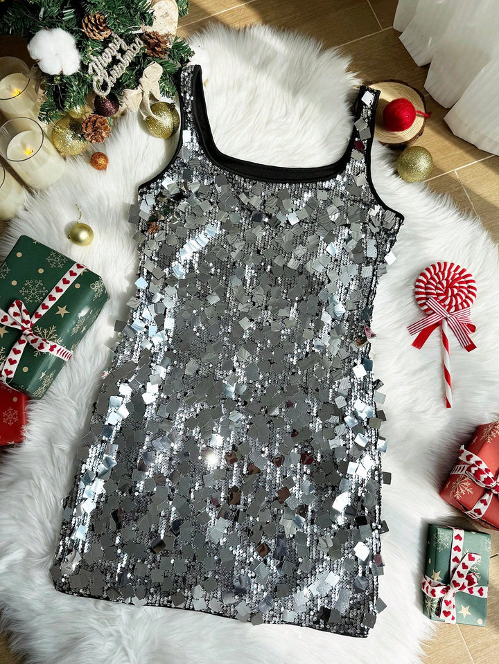 Rochie de ocazie SHEIN, argintiu