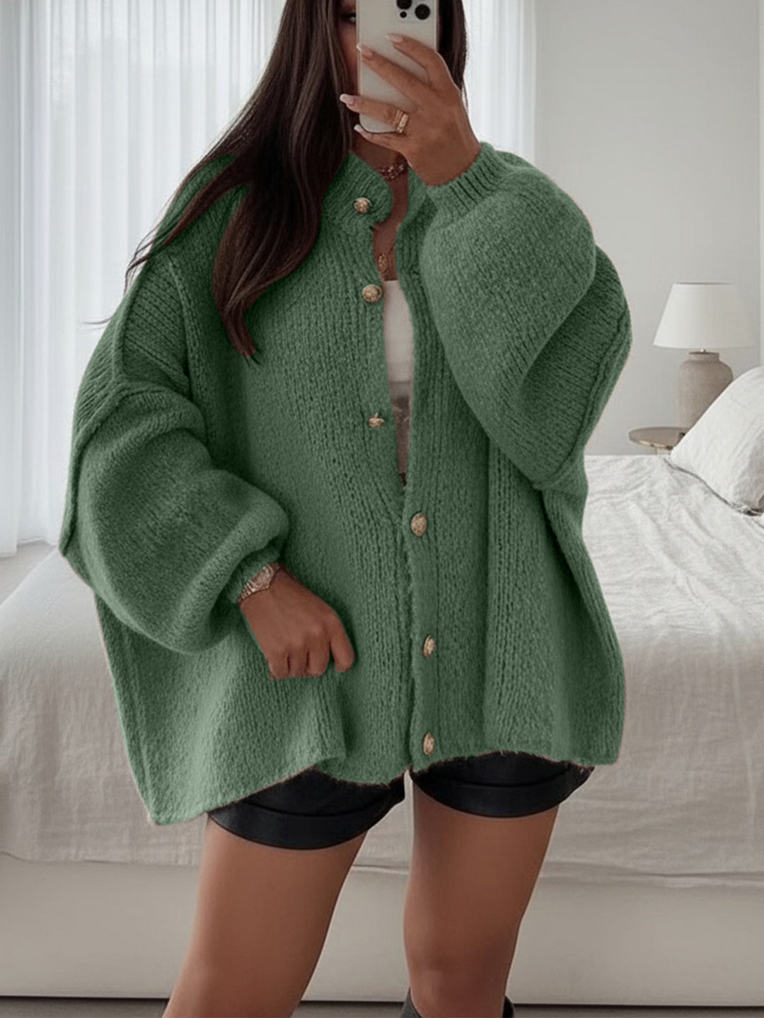 Cardigan SHEIN, verde